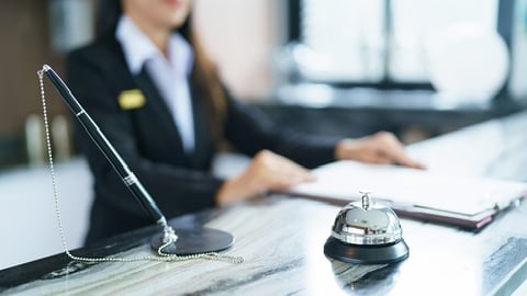 hotel front desk employee