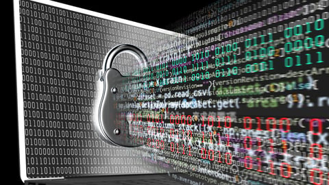 Data protection, Cyber Security, Privacy Business Internet Technology Concept. 3D illustration; Shutterstock ID 1597926238