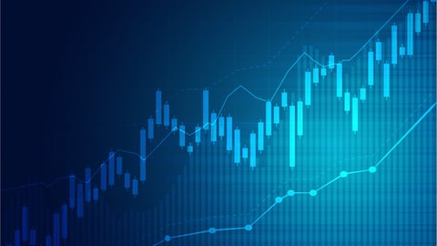 Candle stick graph chart of stock market investment trading, Bullish point, Bearish point. trend of graph vector design.; Shutterstock ID 550963924