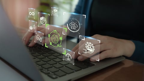 Business value chain and sustainability. LCA, Life cycle assessment . Positive environmental impact to value chain product. Carbon footprint reduction. ISO LCA standard aims to limit climate change.; Shutterstock ID 2208680361