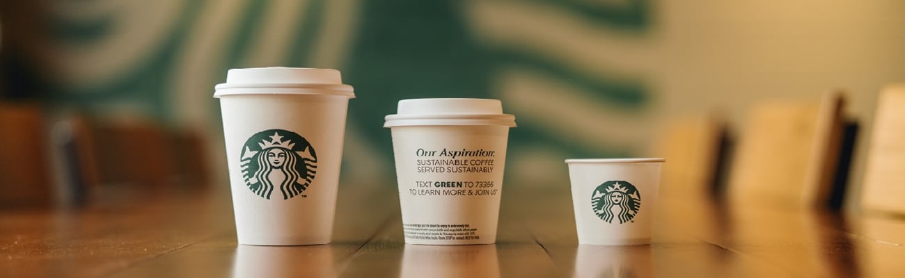 a close up of a coffee cup sitting on a table