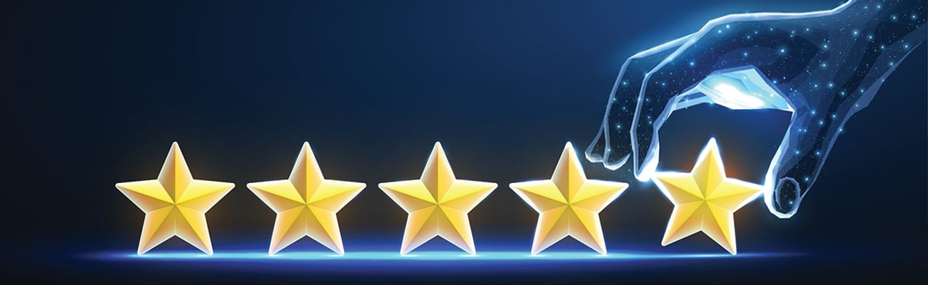 five stars with AI's help