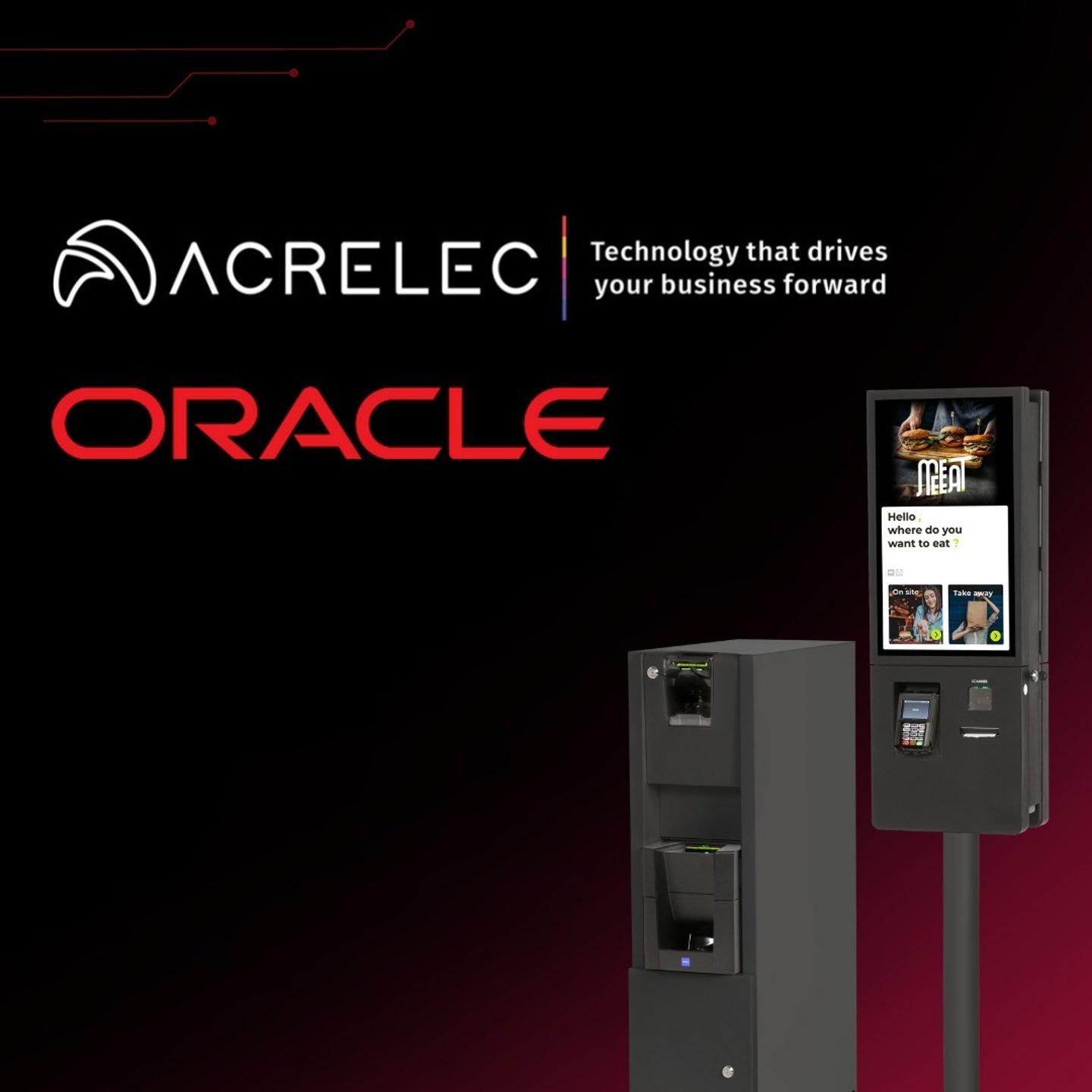 Acrelec ORacle logos