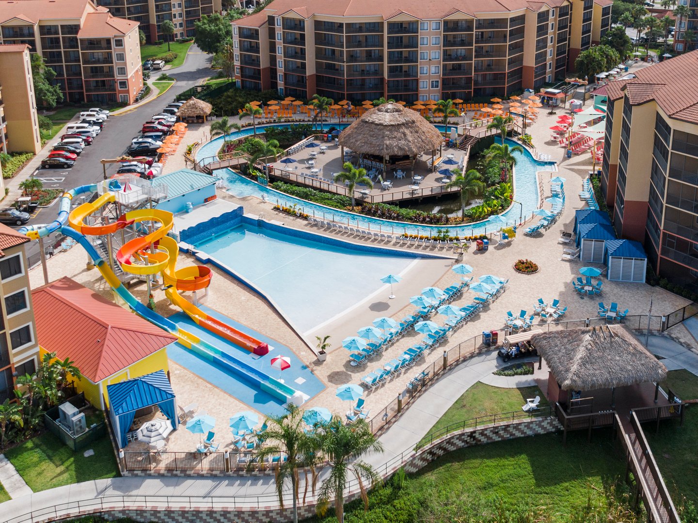Exterior aerial view of Westgate Resorts Treasure Cove