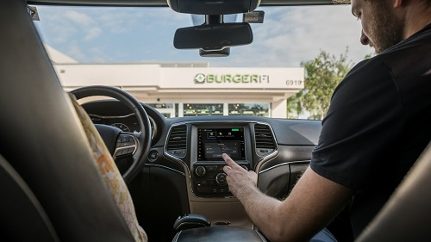 BurgerFi in car ordering