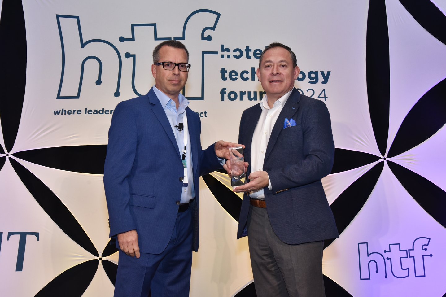 Mint House accepting award at HTF 2024