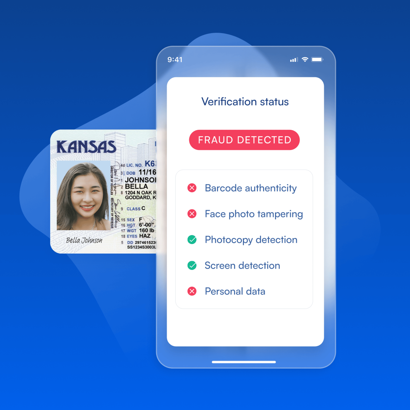ID being verified by AI
