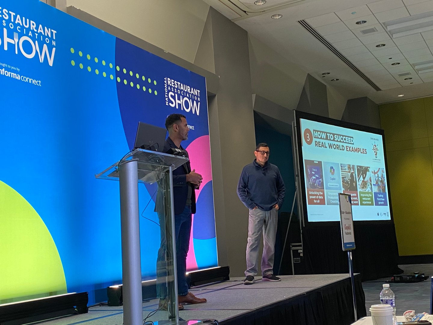 Dine Brands execs onstage at NRA 2025