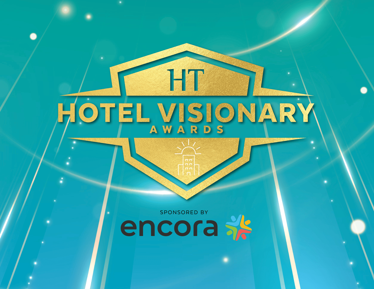 2024 visionary awards logo with encora logo