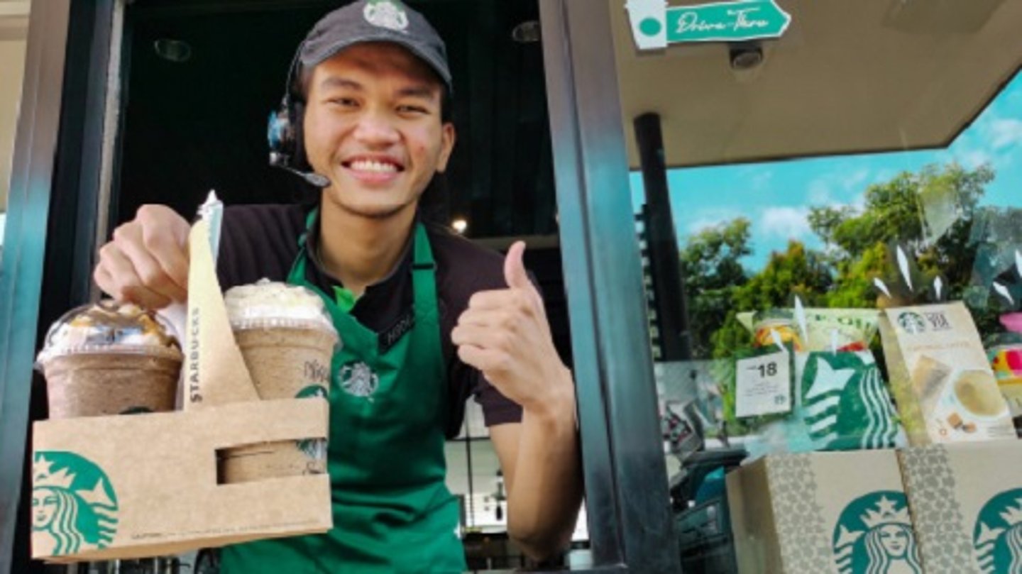 Starbucks drivethru guy 