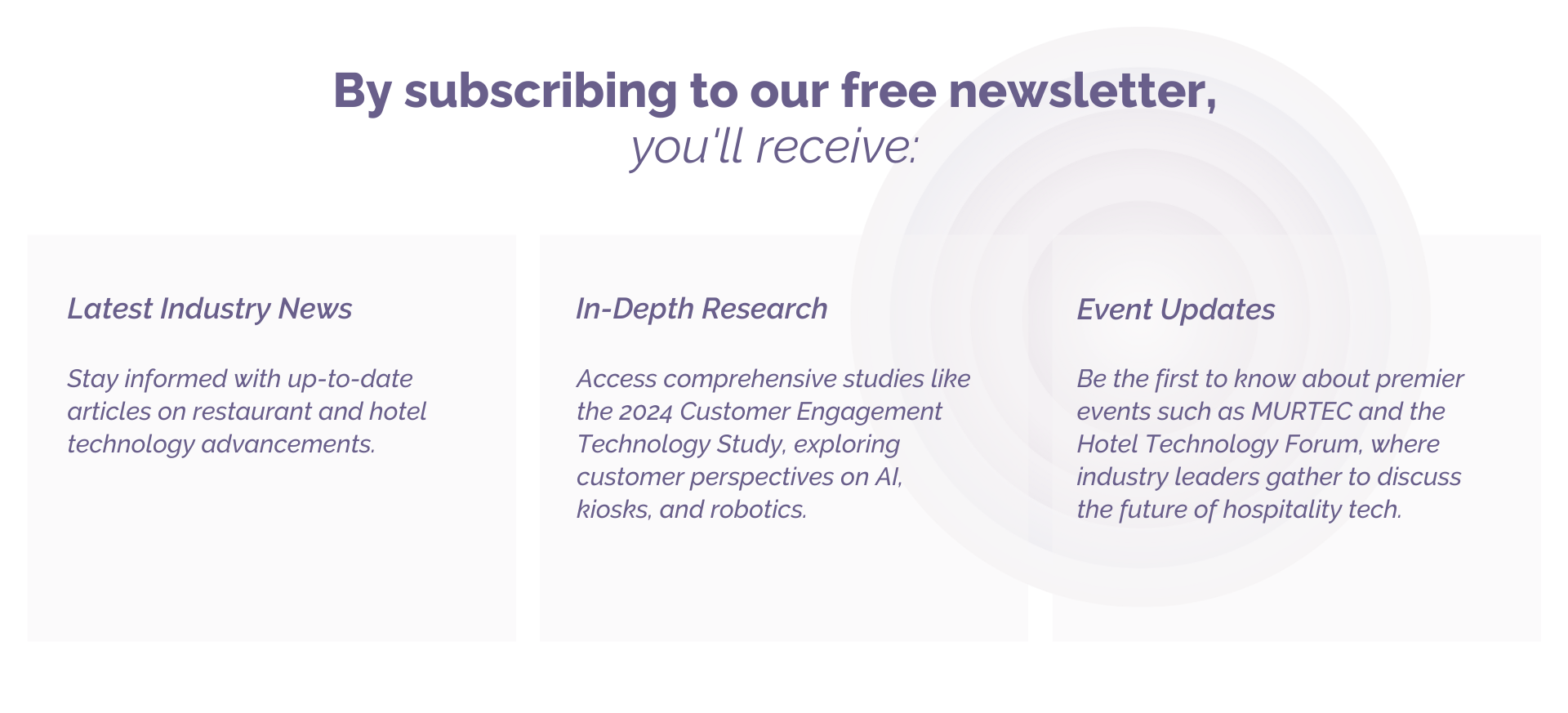 Subscribing