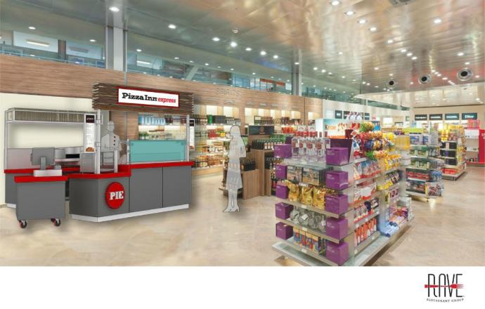 Pizza Inn Express, or PIE for short, is designed to give customers a fast, seamless experience.