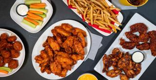 a bunch of different types of food on a plate