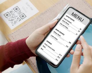 a person holding a cell phone