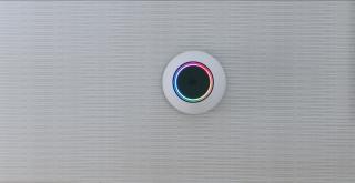 a close up of a logo