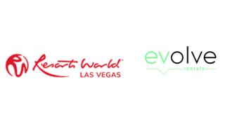 resorts world logo, evolve logo