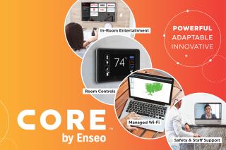 Images of computers using Core by Enseo