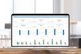 IDeas Channel Forecast Software on a Monitor