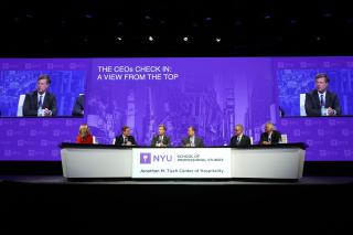 Panel Participants at NYU International Hospitality Industry Investment Conference
