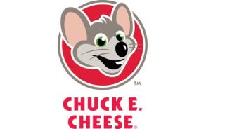 Chuck E Cheese logo with mouse face
