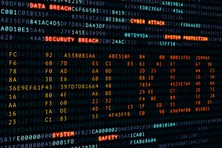 data showing the word hacked