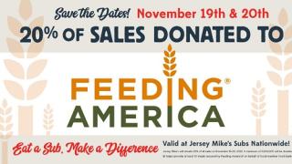 Jersey Mikes feeding america