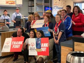jersey mikes donates to special Olympics
