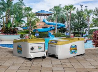 Loungenie product on hotel pool dek