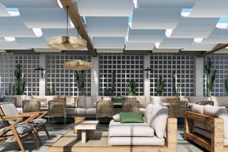 rooftop lounge at bangkok chi art series hotel