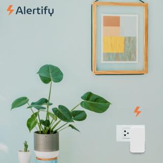 alertify device shown on wall