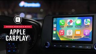 Dominos Apple car play 