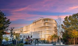 exterior image of a french hotel