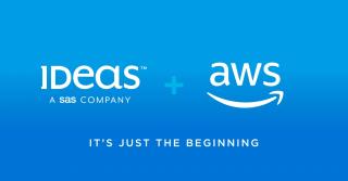 IDEAS and AWS logos