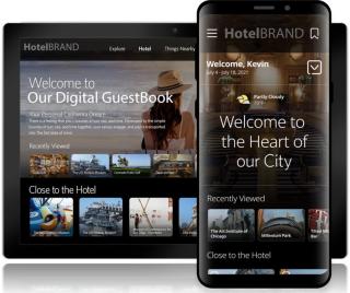 The Hotel Communication Network (HCN) tablet interface