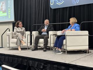 cybersecurity 201 panelists at HITEC 2023