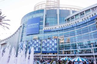 Wyndham global conference in Anaheim, Calif.