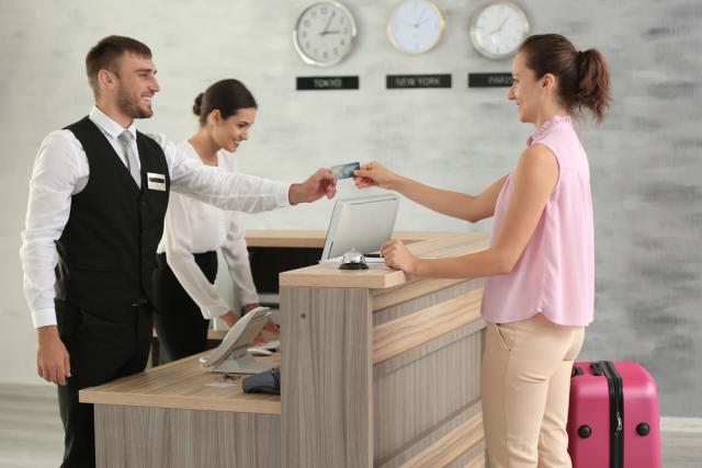 pay for hotel with account and routing number online