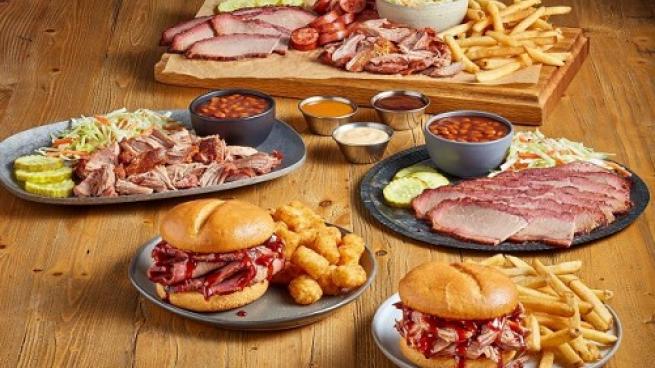 Ruby Tuesday Libbys BBQ plate of deliciousness