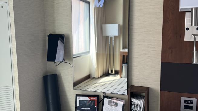 lulumelon mirror at Radisson Blu Mall of America Hotel