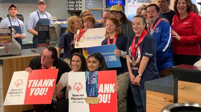 jersey mikes donates to special Olympics