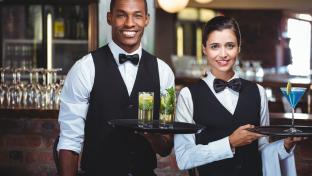 waiter and waitress